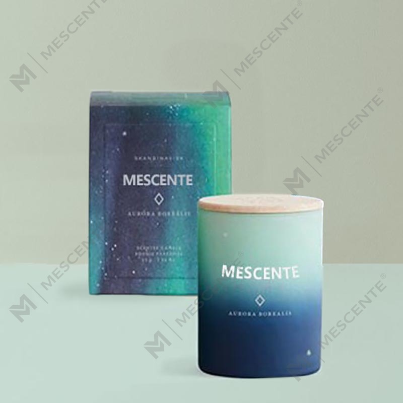 Velas perfumadas para decoração de casa de marca própria personalizada M&Scent em frasco de vidro