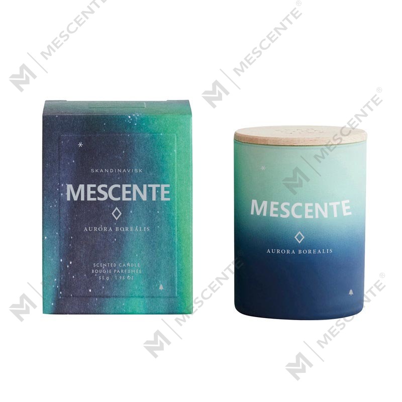 Velas perfumadas para decoração de casa de marca própria personalizada M&Scent em frasco de vidro