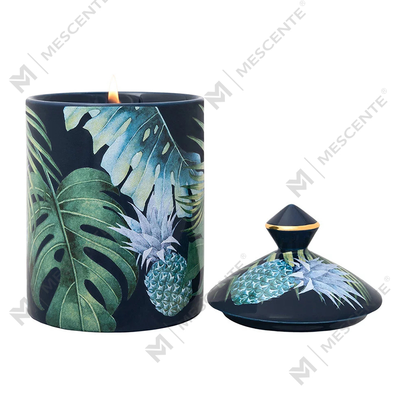 Vela de copo M&Scent Special Design Color Urban Botanics com caixa dobrável