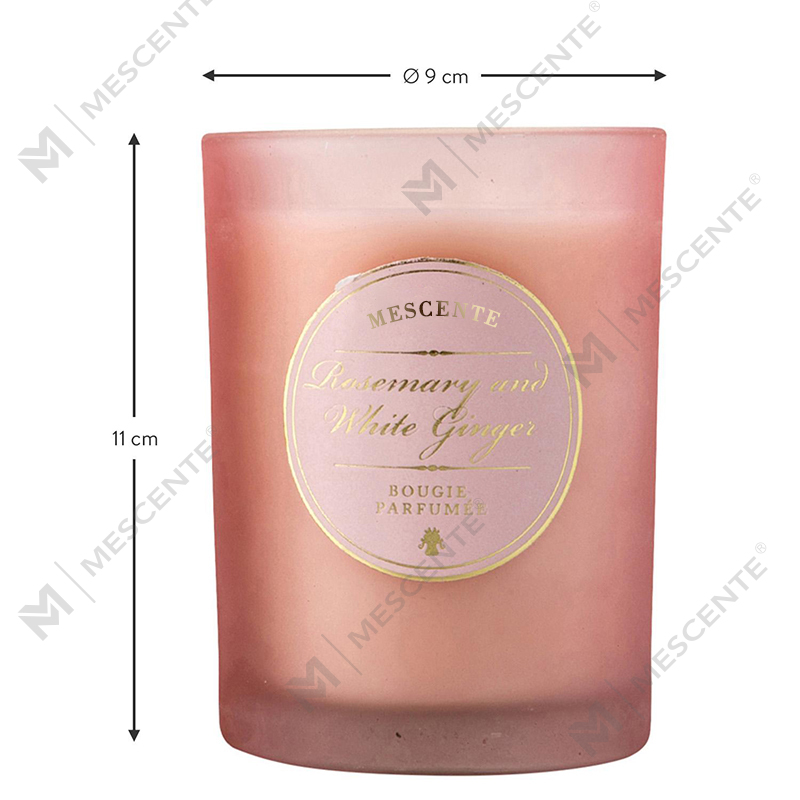 Velas perfumadas com logotipo personalizado branco de Natal luxuoso M&Scent