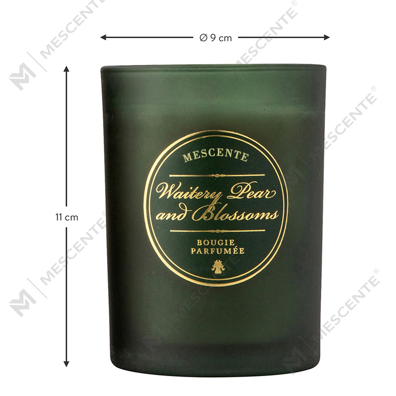 Velas perfumadas com logotipo personalizado branco de Natal luxuoso M&Scent