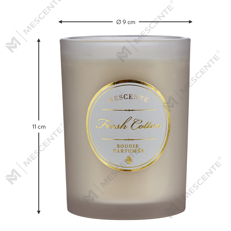Velas perfumadas com logotipo personalizado branco de Natal luxuoso M&Scent