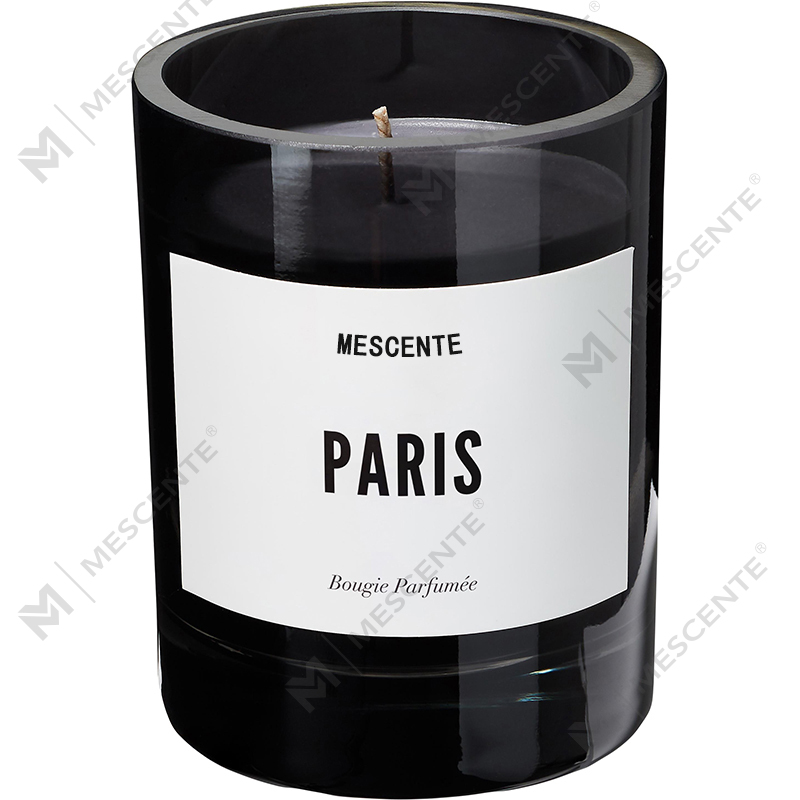 M&Scent Velas perfumadas com logotipo personalizado preto de marca própria de luxo no atacado