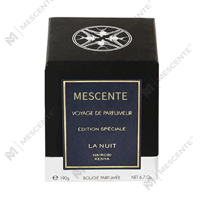 M&Scent Suporte de vidro de luxo feito à mão Pilar Vela perfumada de baunilha com cristais