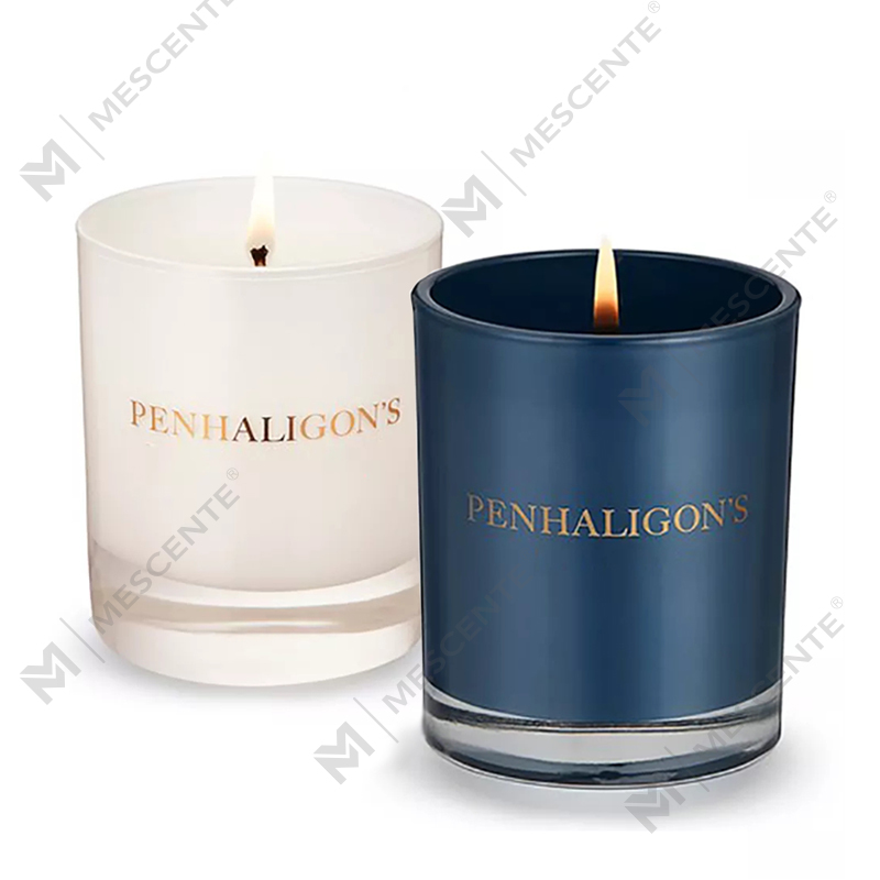Atacado de luxo de marca própria cura espiritual chakra cristal perfumado cera de soja aromaterapia velas perfumadas