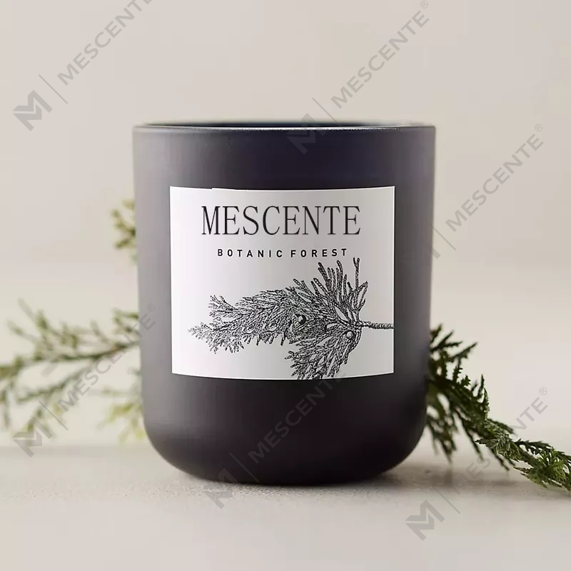 Venda por atacado de velas perfumadas de cera de soja de cristal natural de aromaterapia de luxo de marca própria para decoração de casamento