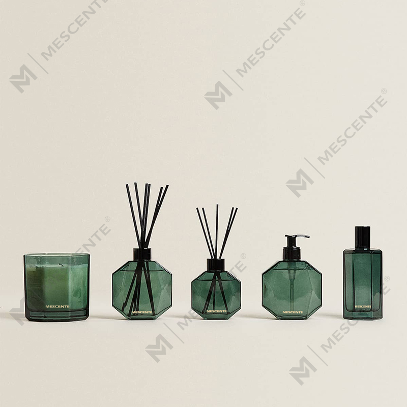 Jarra de vidro de marca própria de fábrica personalizada M&Scent Velas perfumadas com cera de soja natural