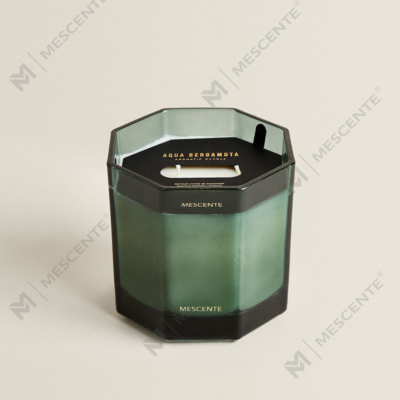 Jarra de vidro de marca própria de fábrica personalizada M&Scent Velas perfumadas com cera de soja natural