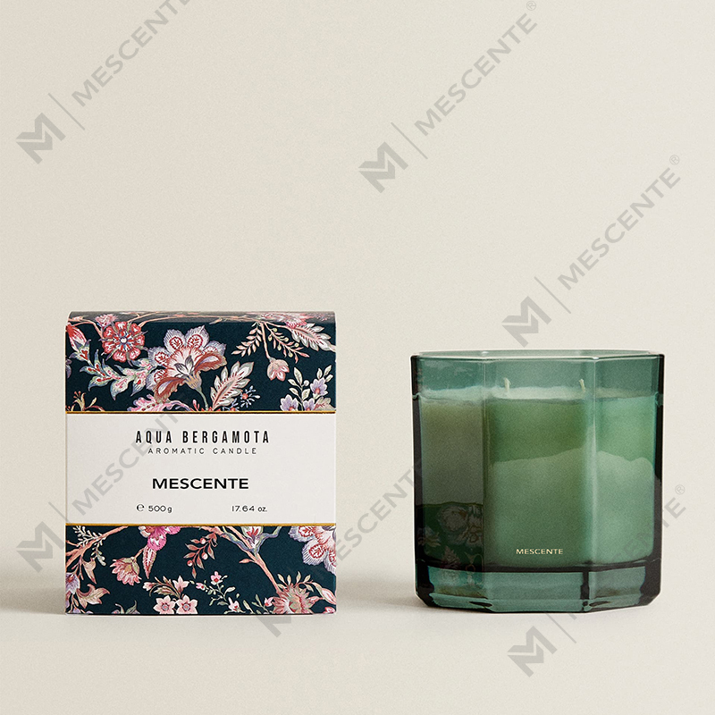 Jarra de vidro de marca própria de fábrica personalizada M&Scent Velas perfumadas com cera de soja natural