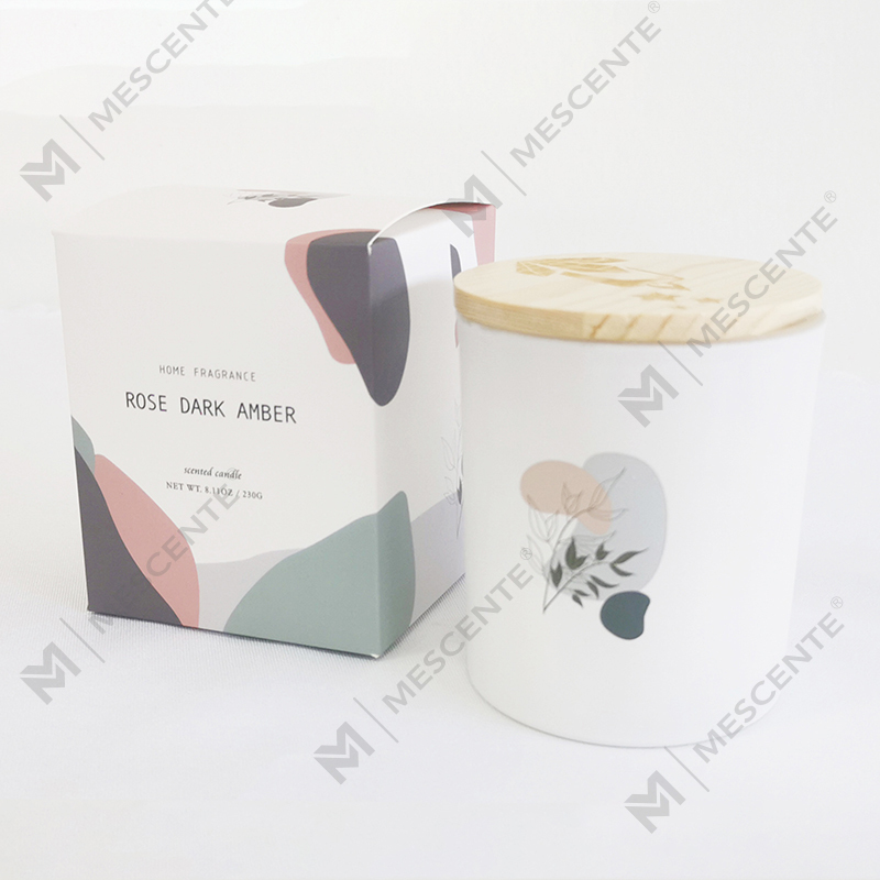 M&Scent Múltiplas velas de soja perfumadas com aroma 100% natural de alta qualidade em frasco de vidro com tampa