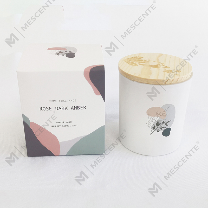 M&Scent Múltiplas velas de soja perfumadas com aroma 100% natural de alta qualidade em frasco de vidro com tampa