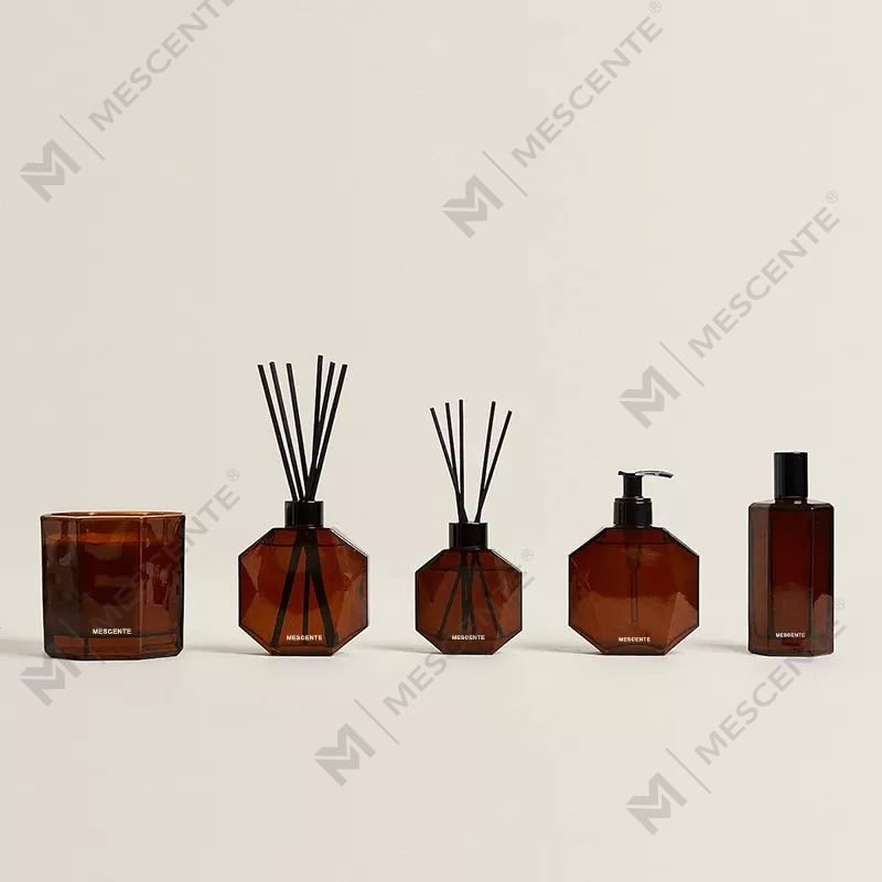 Difusor de palheta doméstico de marca própria de luxo personalizado M&Scent 200ml 500ml com caixa