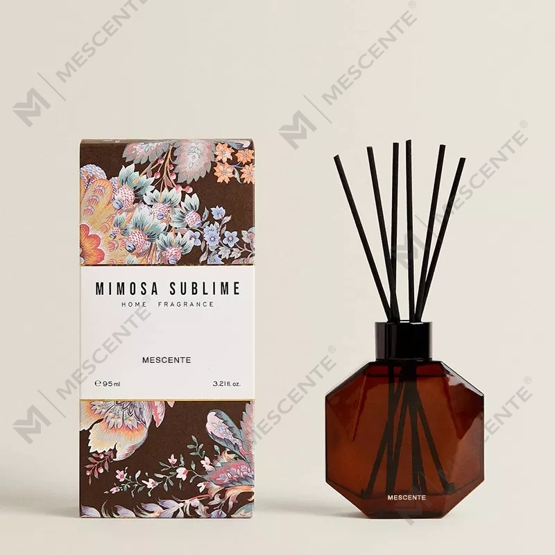Difusor de palheta doméstico de marca própria de luxo personalizado M&Scent 200ml 500ml com caixa