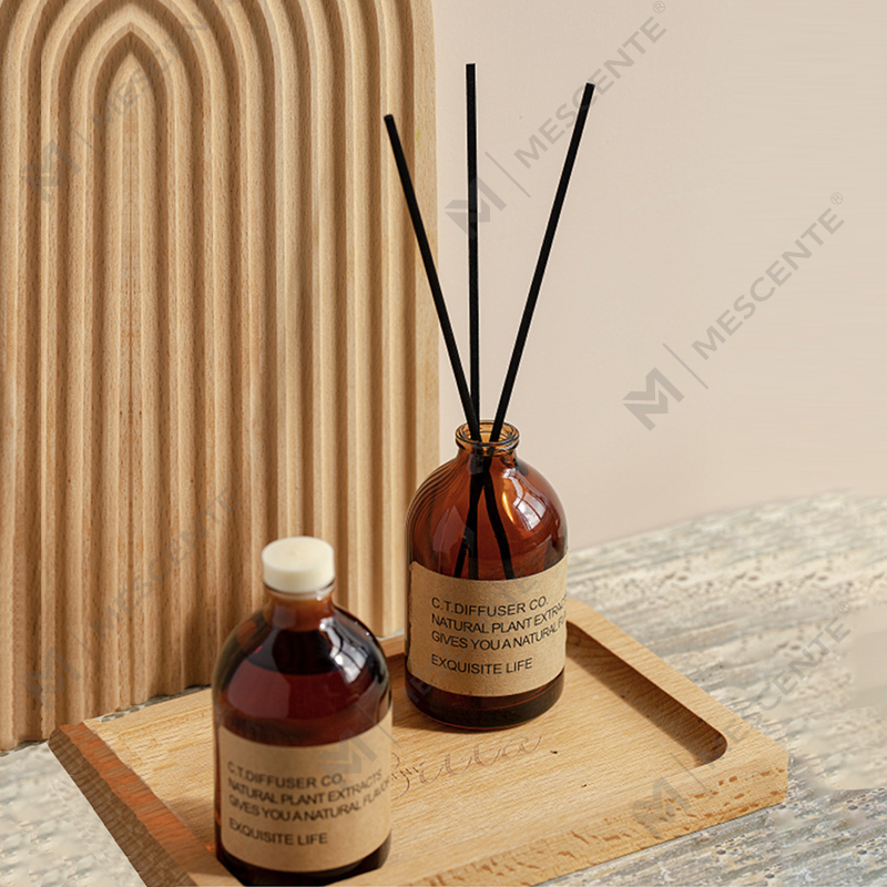 Difusor de palheta para casa com decoração de luxo M&Scent e conjunto de velas perfumadas com embalagem em caixa