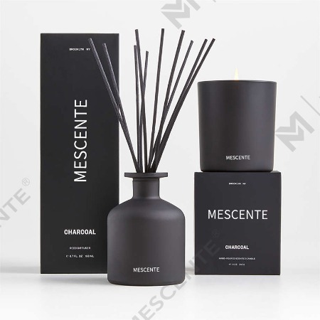 Velas perfumadas de cera de soja de marca própria de luxo M&Scent com caixa