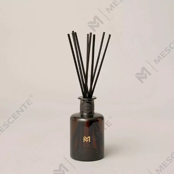 M&Scent atacado luxo 500ml difusor de garrafa preta Reed difusor de fragrância com caixa de presente