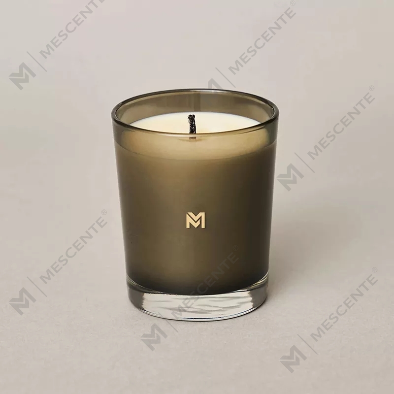 M&Scent Atacado Novo Luxo Personalizado de Marca Própria Frascos de Cristal de Natal Kerzen Vela de Soja Perfumada com Tampa