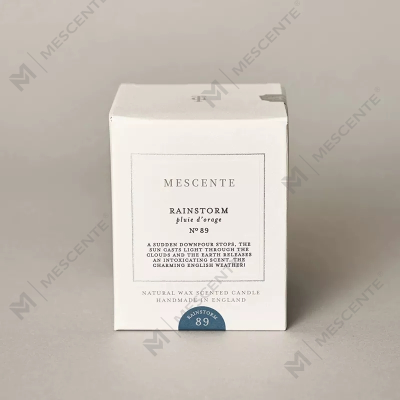 M&Scent Atacado Novo Luxo Personalizado de Marca Própria Frascos de Cristal de Natal Kerzen Vela de Soja Perfumada com Tampa