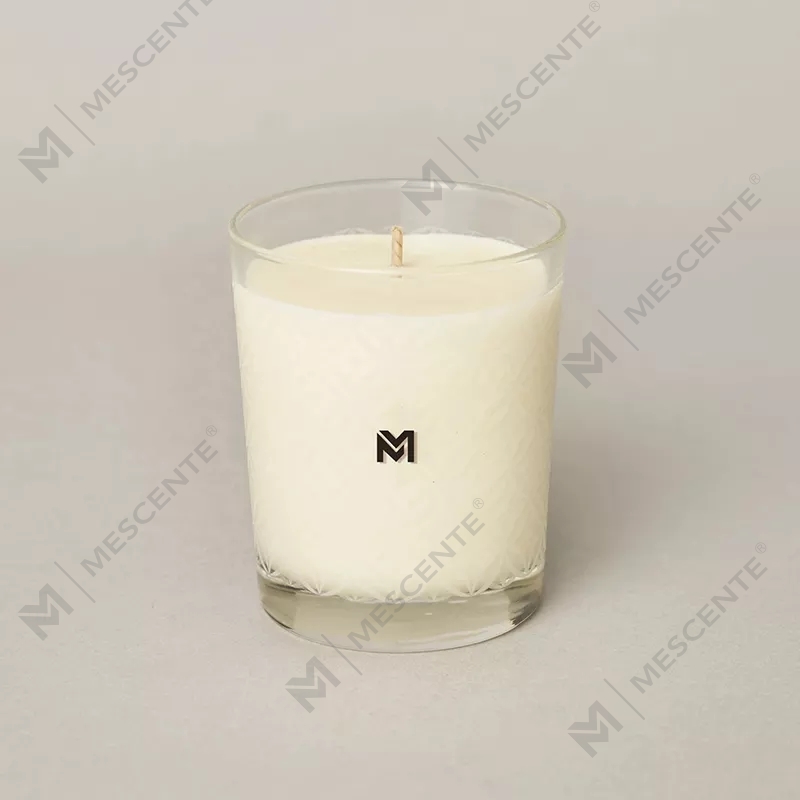 M&Scent Atacado Novo Luxo Personalizado de Marca Própria Frascos de Cristal de Natal Kerzen Vela de Soja Perfumada com Tampa