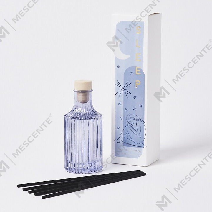 Garrafa de vidro personalizada M&Scent 100ml 200ml para difusor de cana de flor