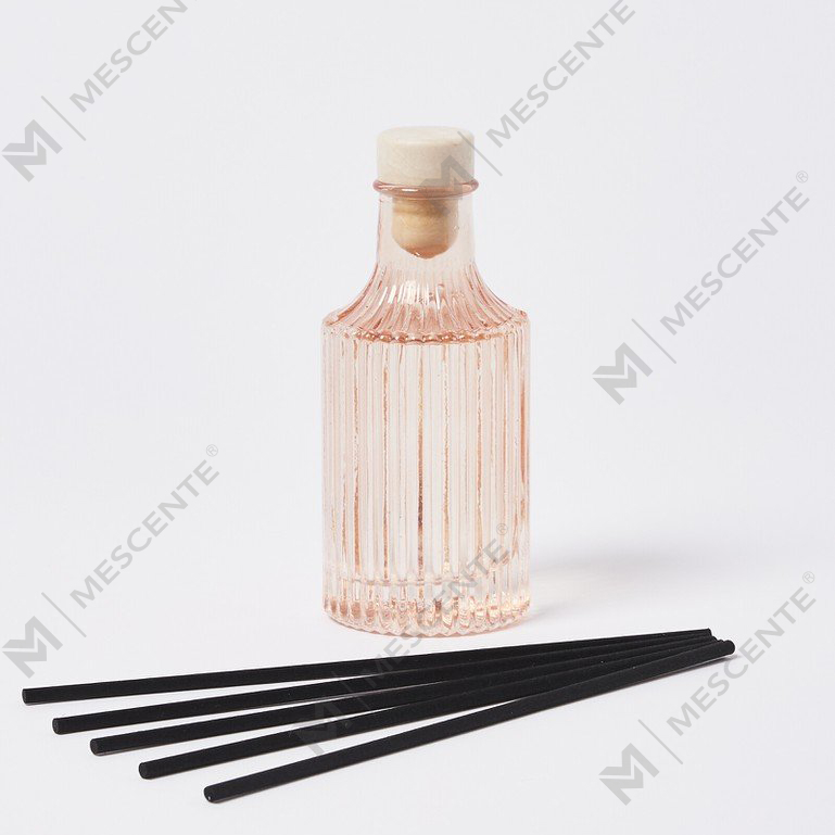 Garrafa de vidro personalizada M&Scent 100ml 200ml para difusor de cana de flor