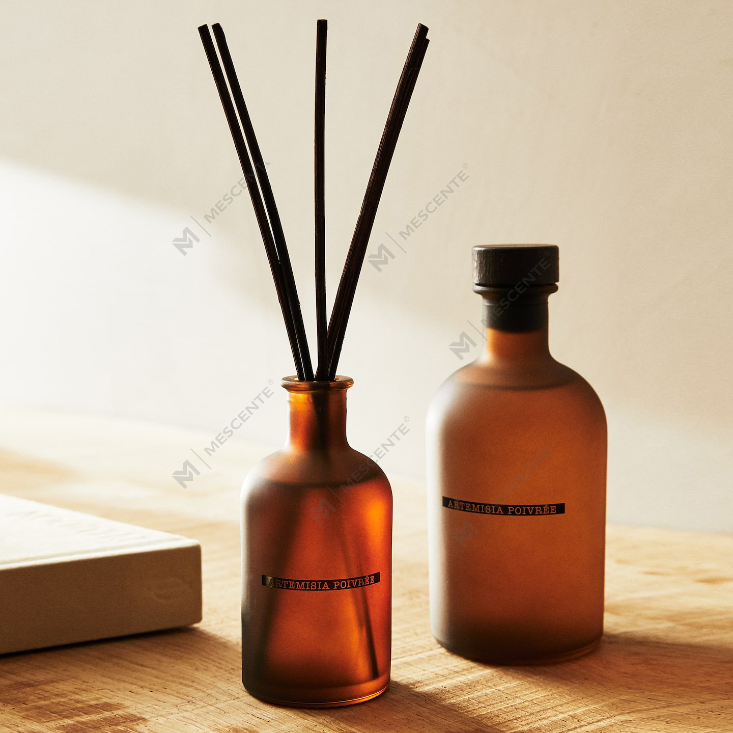 Luxo grande preto fosco garrafa 50ml 300ml flor seca floral aroma óleo essencial reed difusor óleo conjunto a granel