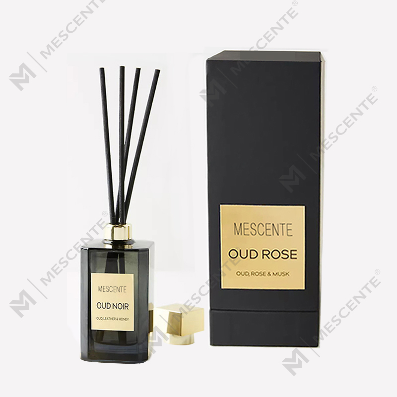 Garrafas grandes decorativas de travertino porcelana branca etiqueta tailandesa fragrância reed difusores navio