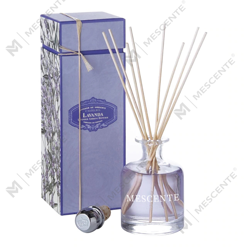 Primavera de luxo 400ml eco amigável garrafas rosa cimento cinza couro magnólia perfume flor varas reed difusor